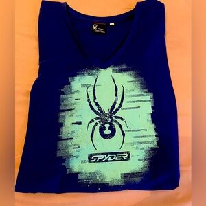 Spyder Blue Women’s Tshirt Size Medium